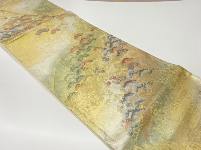 JAPANESE FUKURO OBI / WOVEN PINE